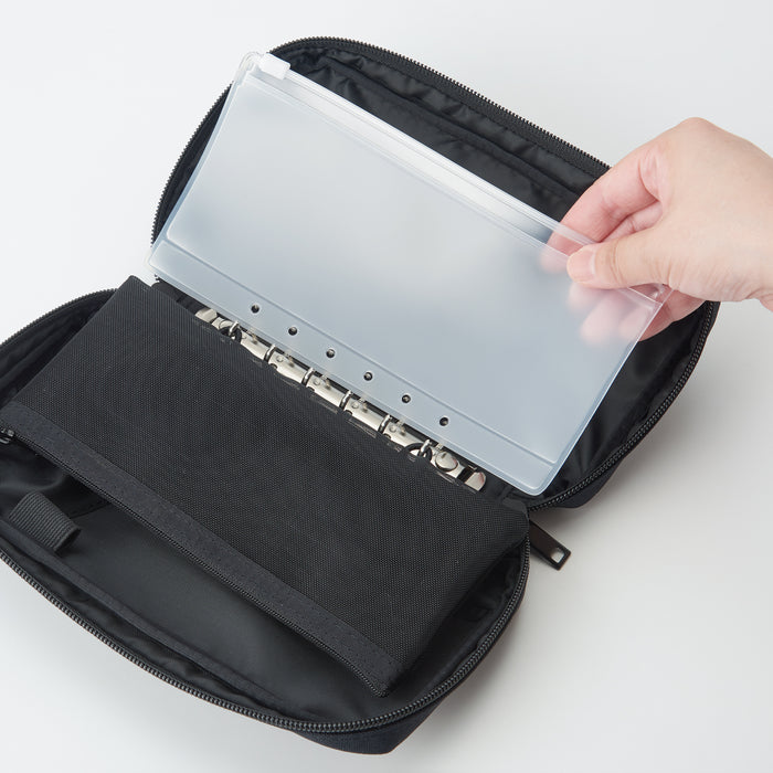 Bolsa Case Muji Clear Pocket Refill 3pcs Set for Passport Masculino Pretas | VY1K6D74S
