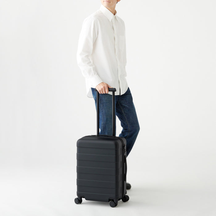 Bolsa De Bagagem Muji Adjustable Handle Hard Shell 36L Feminino Pretas | TW9D4C88O