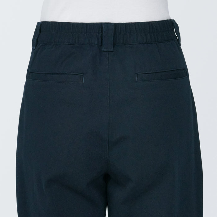 Calças Muji 4-Way Stretch Chino Darted Wide Feminino Azul Marinho | GB2N3G17V