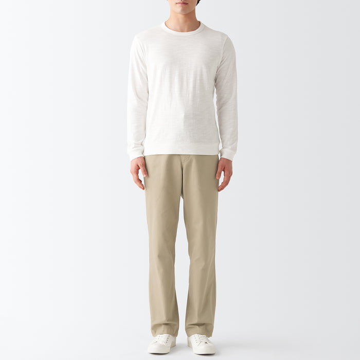 Calças Muji Chino Regular Feminino Bege | CJ3B8B76W