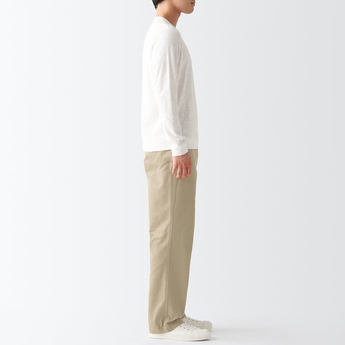 Calças Muji Chino Regular Feminino Bege | CJ3B8B76W