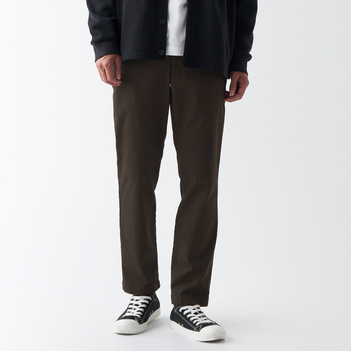 Calças Muji Stretch Chino Slim Feminino Chocolate | NS9B8J08A