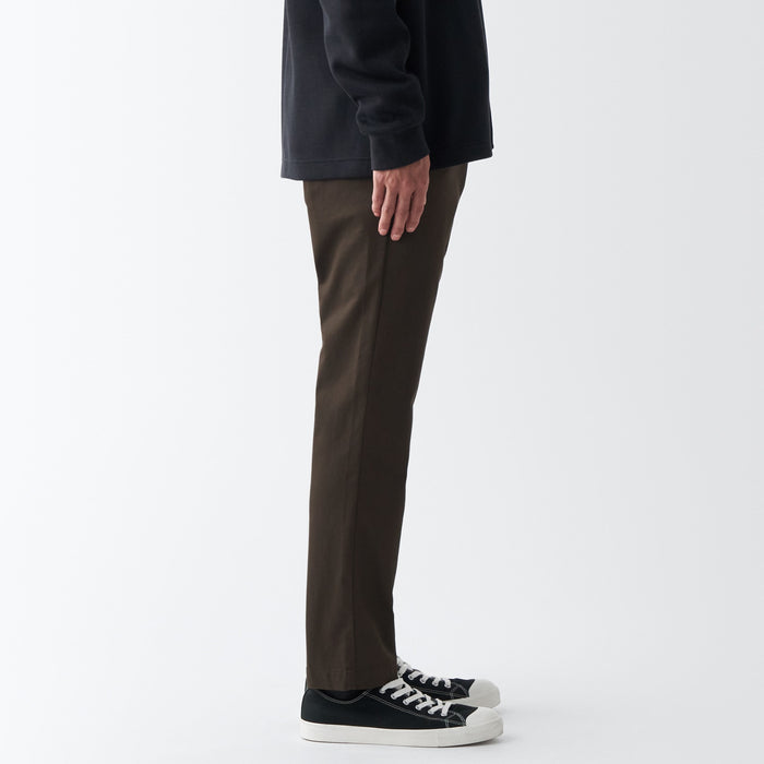 Calças Muji Stretch Chino Slim Feminino Chocolate | NS9B8J08A