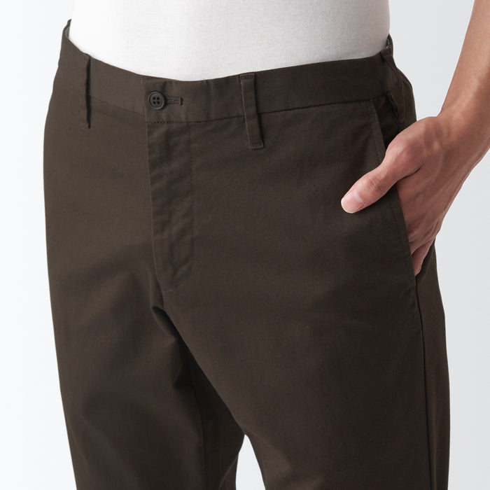 Calças Muji Stretch Chino Slim Feminino Chocolate | NS9B8J08A