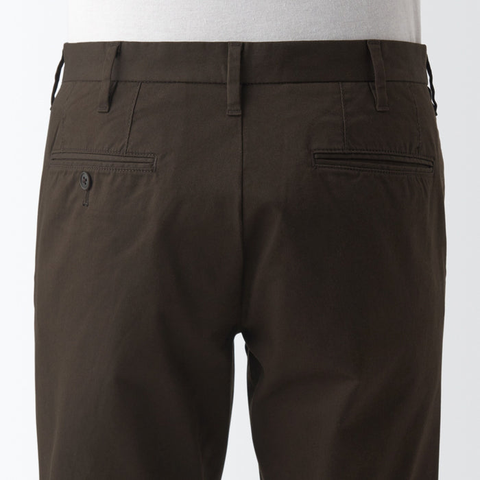 Calças Muji Stretch Chino Slim Feminino Chocolate | NS9B8J08A