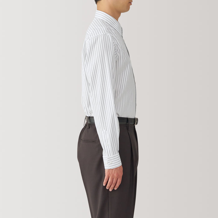 Camisas Muji Non-Iron Button Down Striped Masculino Branco | SU7V5Y69D