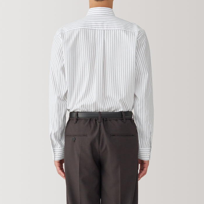 Camisas Muji Non-Iron Button Down Striped Masculino Branco | SU7V5Y69D