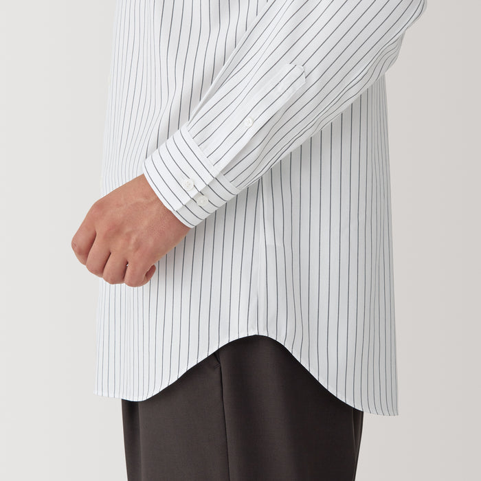 Camisas Muji Non-Iron Button Down Striped Masculino Branco | SU7V5Y69D
