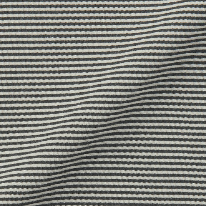 Camiseta Muji Brushed Ribbed Turtleneck Long Sleeve Striped Feminino Pretas | UE0M6U30X
