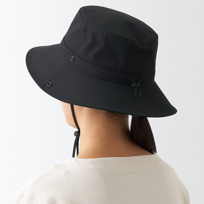Chapeus Muji Water Repellent Sealing Taped Safari Feminino Pretas | AE4Y0R81V