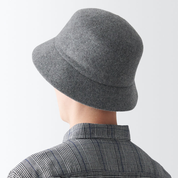 Chapéu De Balde Muji Wool Feminino Cinzentas | OP8D3I96H