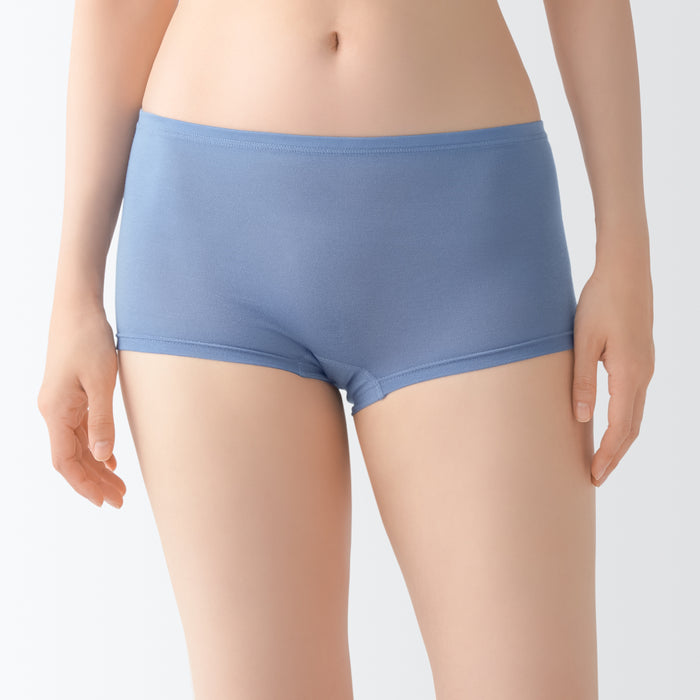 Cuecas Muji Smooth Boy Shorts Feminino Cinzentas | TG8B6X12S