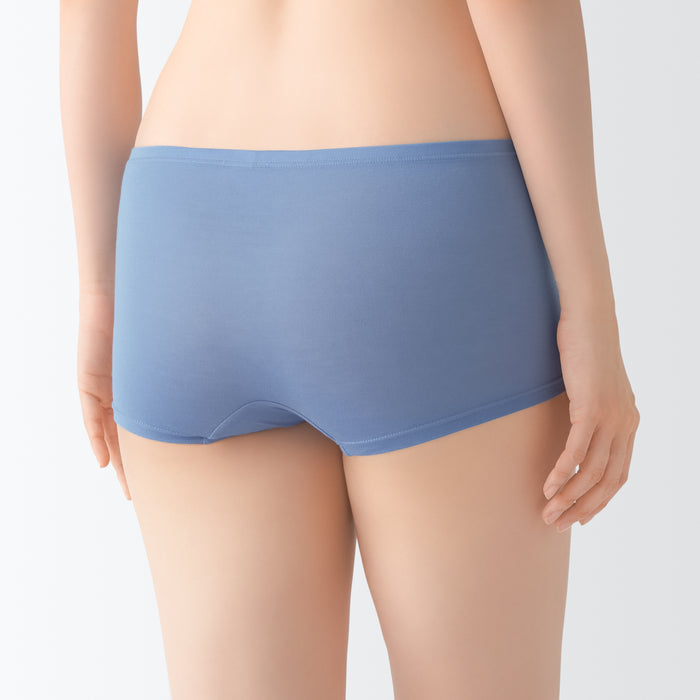 Cuecas Muji Smooth Boy Shorts Feminino Cinzentas | TG8B6X12S