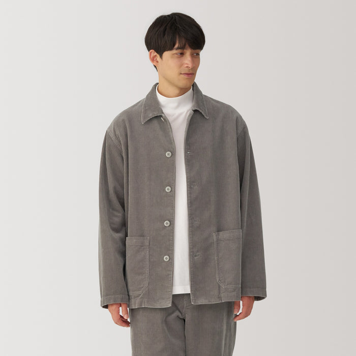 Jaquetas Muji Kapok Blend Corduroy Masculino Cinzentas | YP7F2Z13C