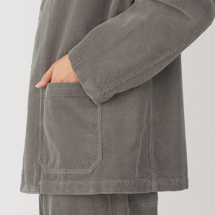 Jaquetas Muji Kapok Blend Corduroy Masculino Cinzentas | YP7F2Z13C