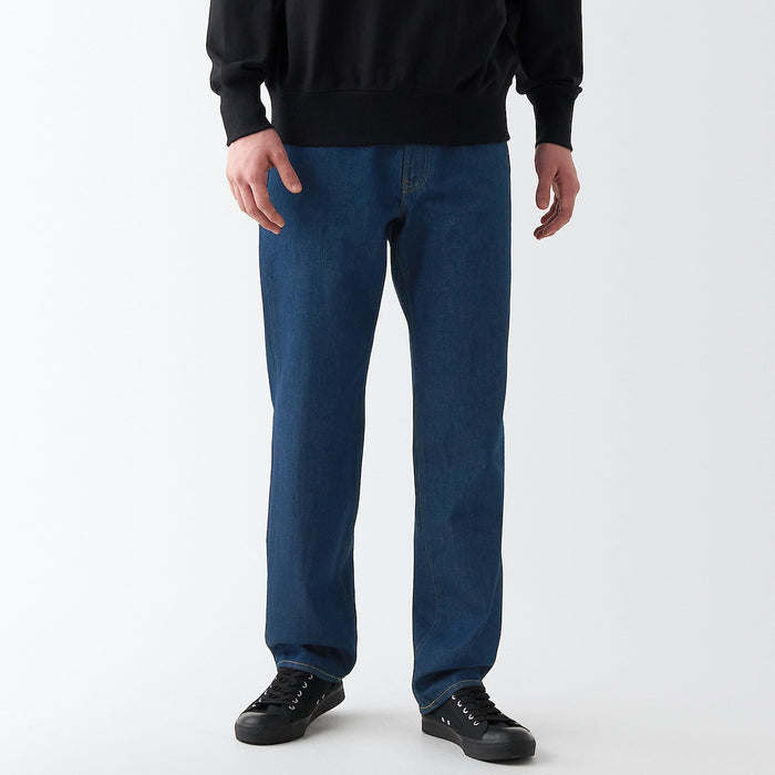 Jeans Muji Denim Regular Masculino Azuis | UQ1M9X44N
