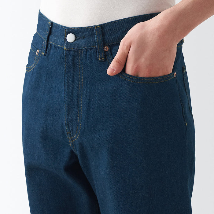 Jeans Muji Denim Regular Masculino Azuis | UQ1M9X44N