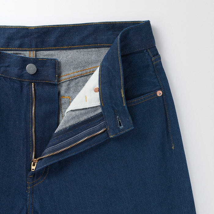 Jeans Muji Denim Regular Masculino Azuis | UQ1M9X44N