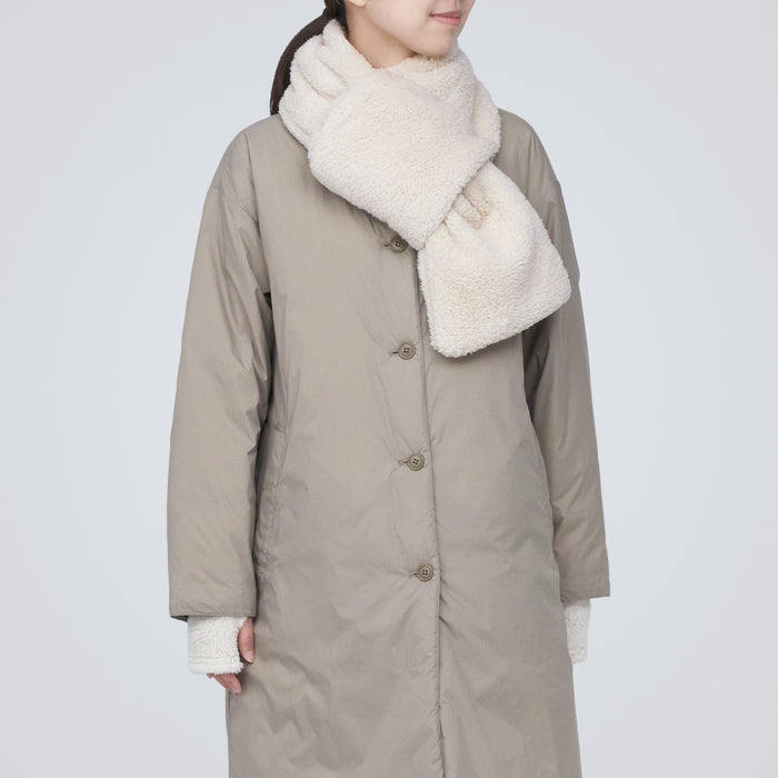 Lenço Muji Recycled Polyester Boa Pocketable Masculino Pretas | PN4H8Z68E