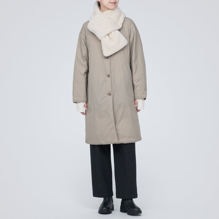 Lenço Muji Recycled Polyester Boa Pocketable Masculino Pretas | PN4H8Z68E