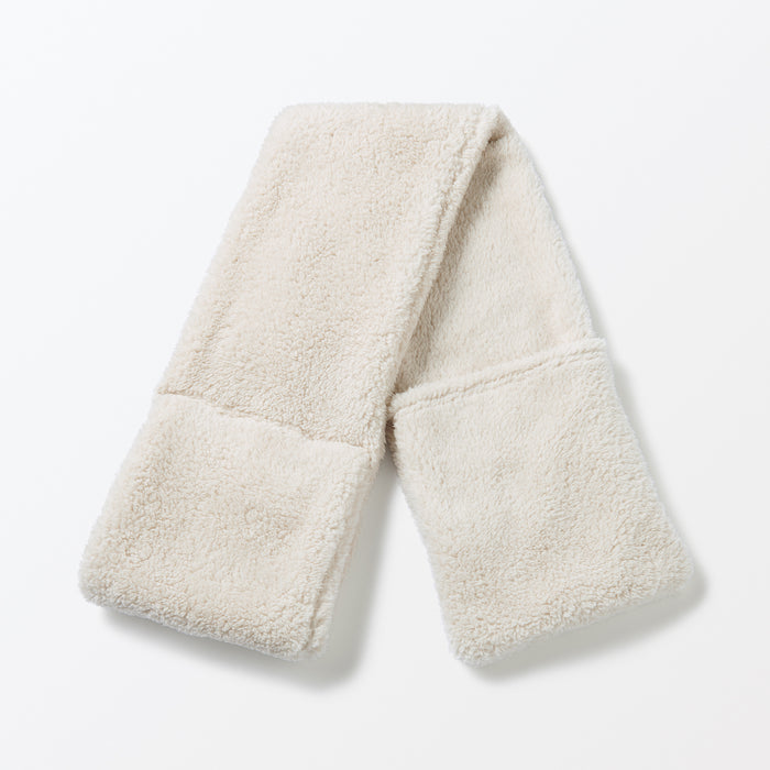 Lenço Muji Recycled Polyester Boa Pocketable Masculino Pretas | PN4H8Z68E