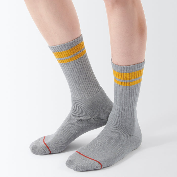 Meias Muji Warm Pile Cotton Patterned Masculino Bege | GA2V8I34A