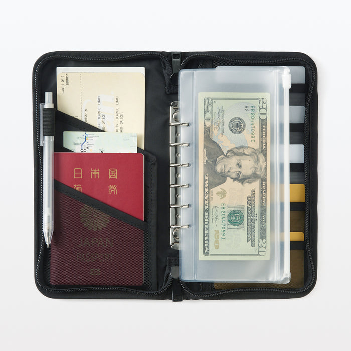 Portador De Passaporte Muji Pocket Feminino Pretas | PN4W6Q06J